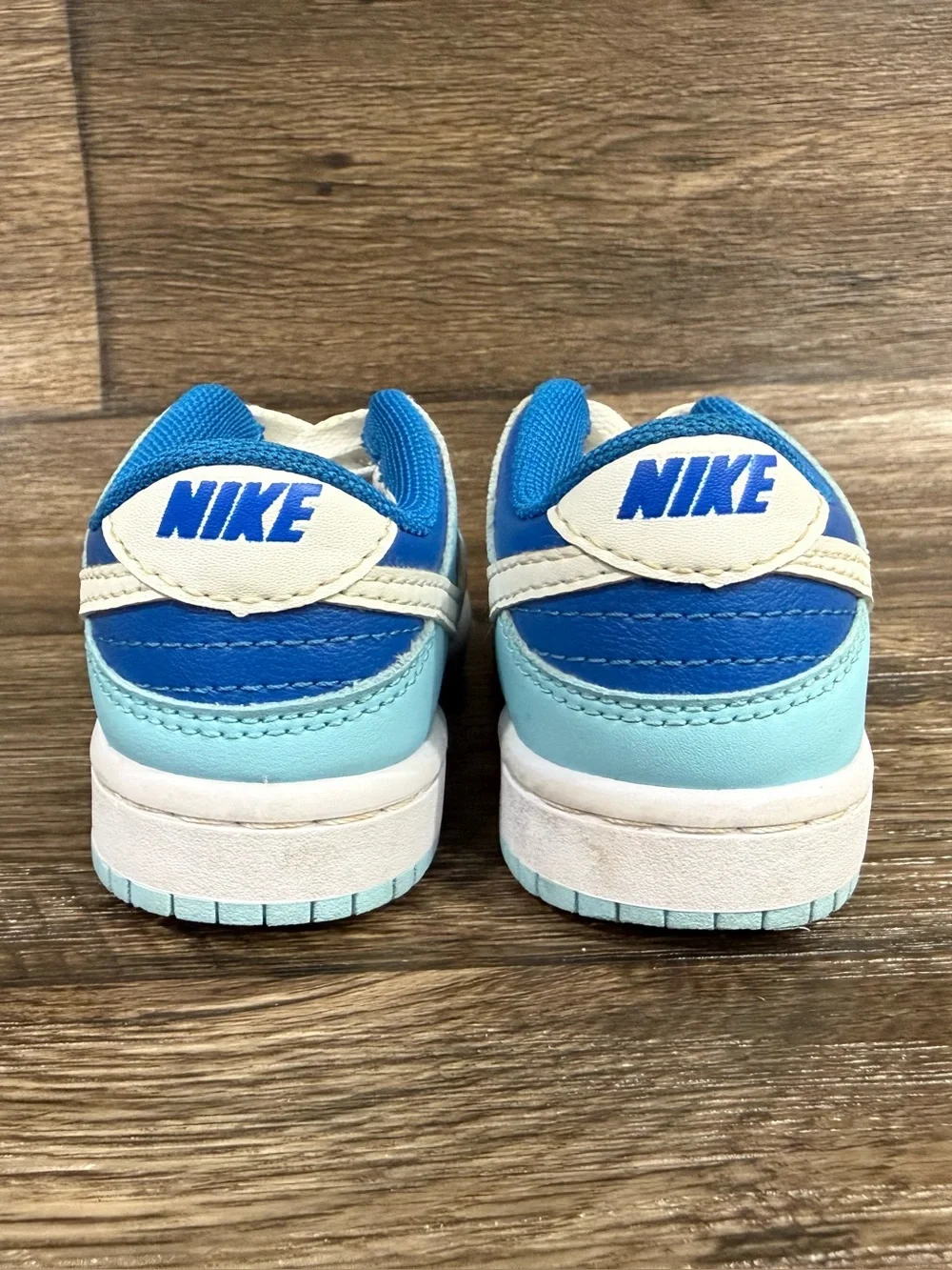 Nike Dunk Low Retro QS (TD) Argon Toddler Size 8C Blue Shoes Sneakers